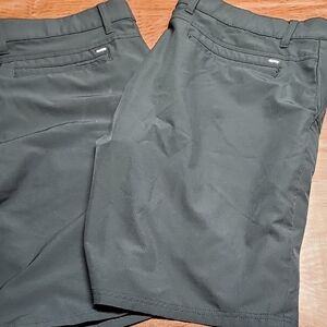Hurley brand 2 Pairs Black Shorts with Subtle Logo Tab
